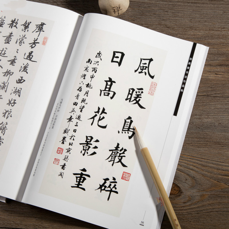 Chinese Calligraphy Practice Book - Quaderno di calligrafia pennello Ouyang Xun