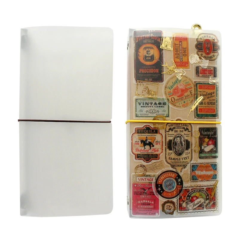 Vintage Leather Journal Notebook - Quaderno da Viaggio con Inserti Ricaricabili,