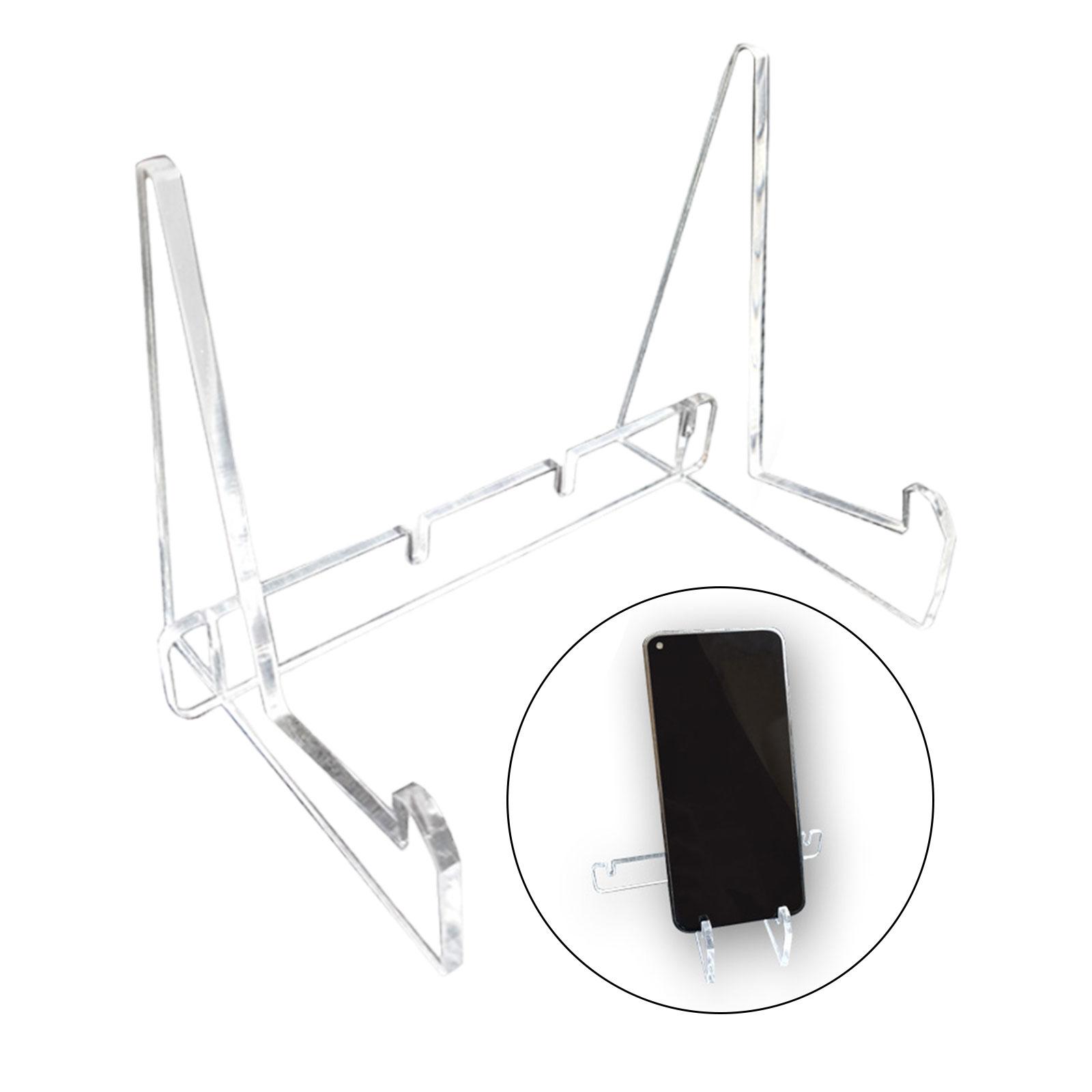 Clear Acrylic Book Stand Holder - Supporto per espositore per libri in
