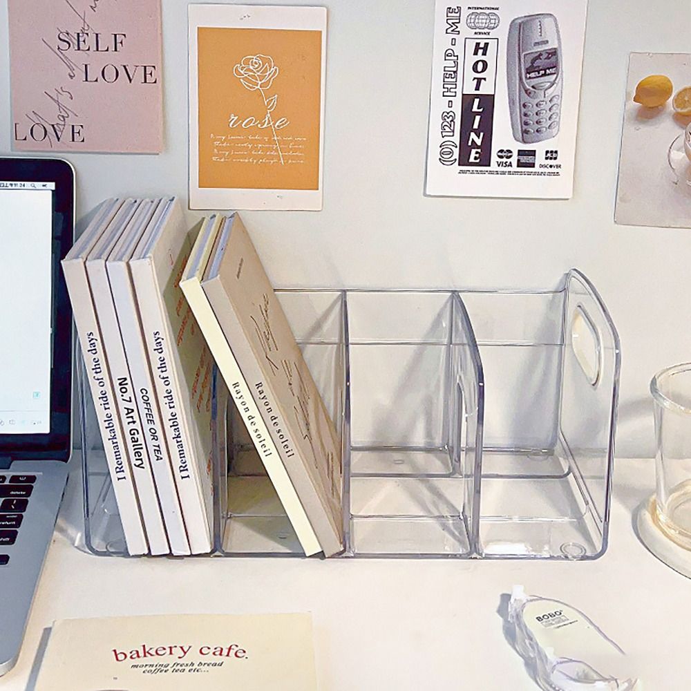 Clear Acrylic Book Stand Holder - Fermalibri Portatili in Acrilico Trasparente con