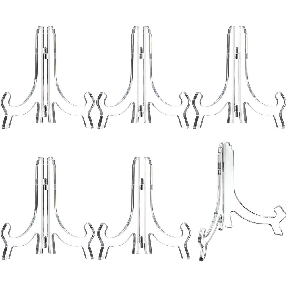 Confezione da 6 Supporti Espos - Clear Acrylic Book Stand Holder recensione e prezzo