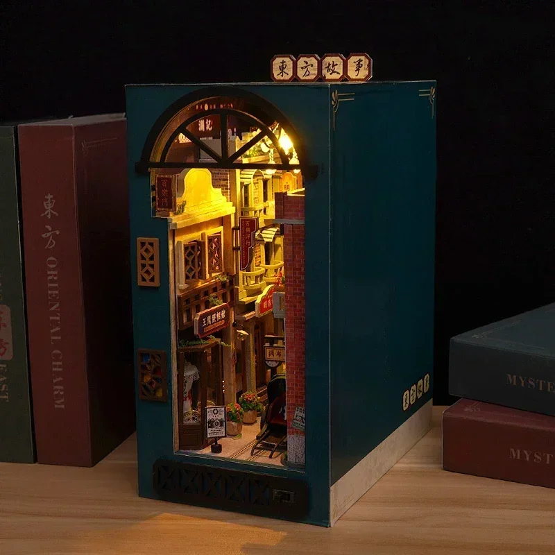 Kit Fai-da-Te in Legno per Lib - Diy Wooden Book Nook Kit Shelf Insert recensione e prezzo