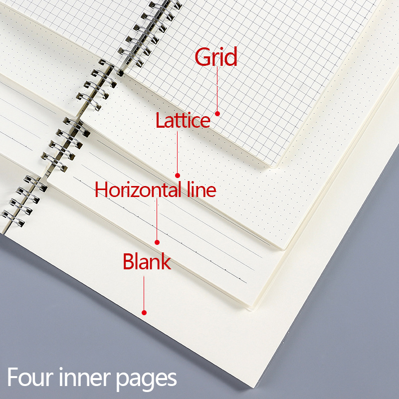 A5 A6 B5 Libro a spirale Bobin - A5 Spiral Dotted Grid Notebook recensione e prezzo