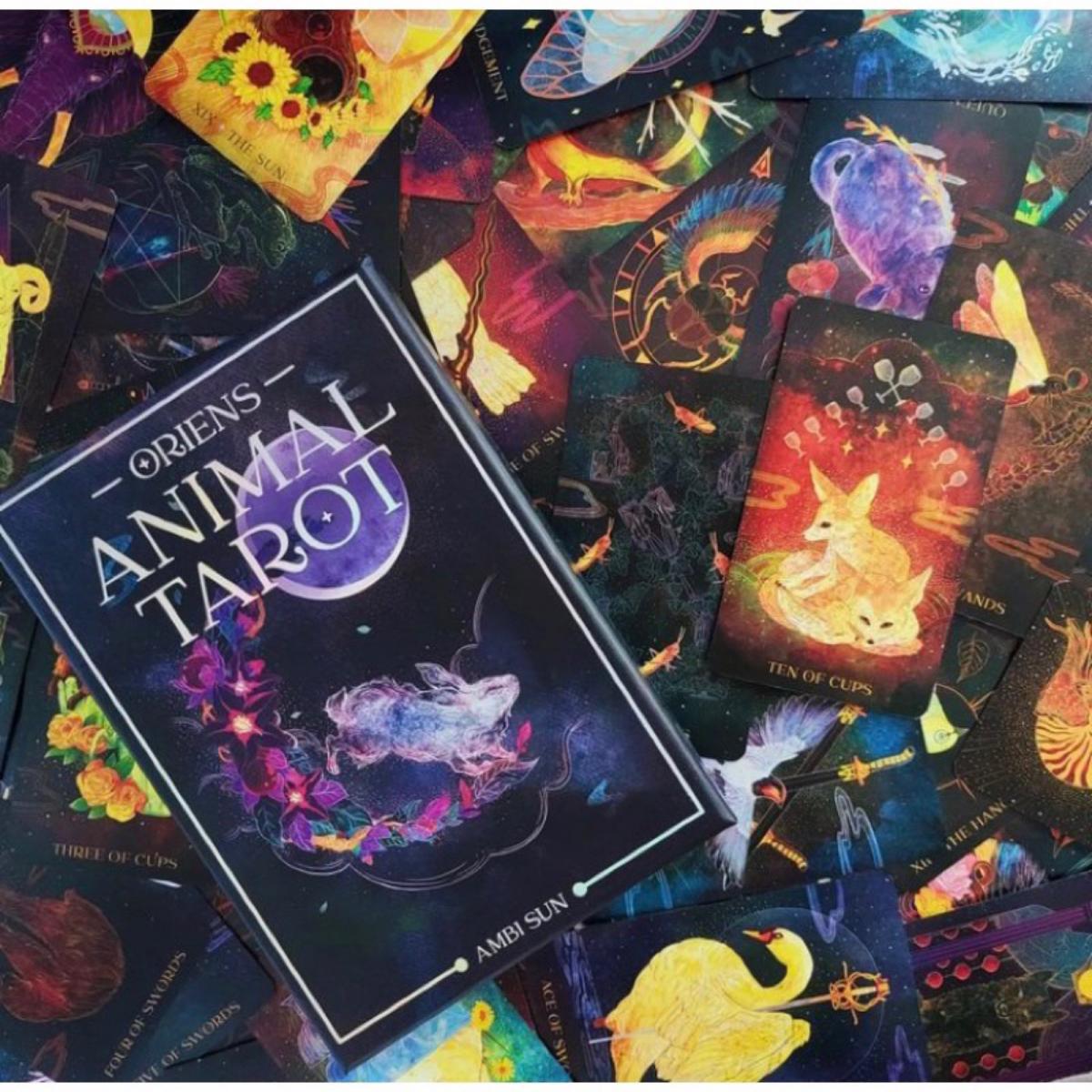 12x7 Cm Oriens tarocchi animal - Tarot Deck With Guidebook recensione e prezzo