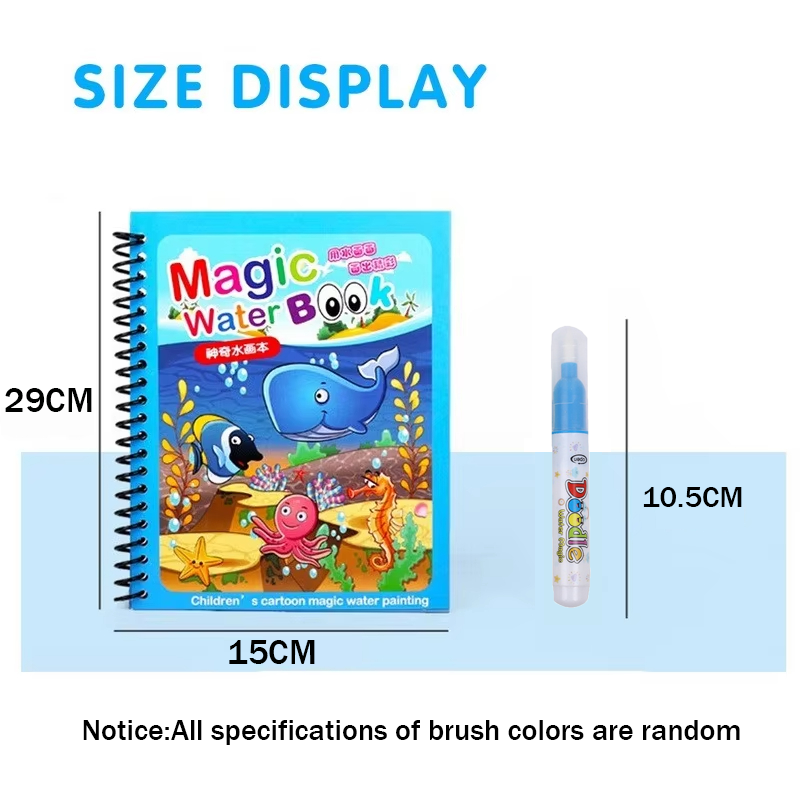 Libro da colorare riutilizzabi - Reusable Water Magic Coloring Book recensione e prezzo