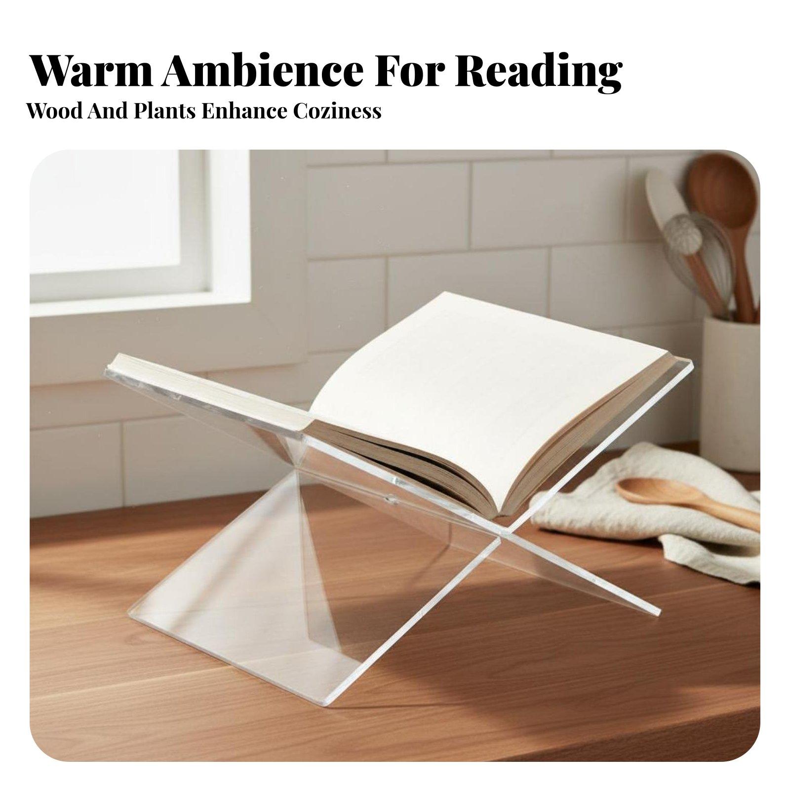 Supporto per libri in acrilico - Clear Acrylic Book Stand Holder recensione e prezzo