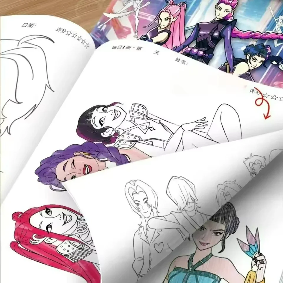 Libro da colorare a tema Anime - Adult Coloring Book Stress Relief recensione e prezzo